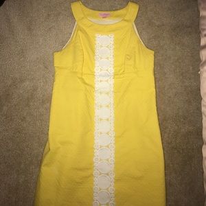 Yellow Lilly Pulitzer Shift Dress