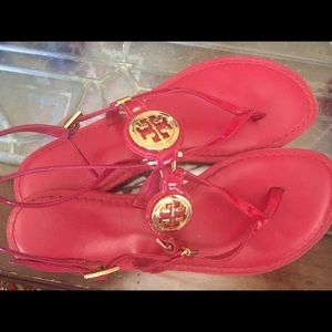 Tory Burch sandals.