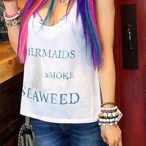 Graphic Mermaid Tank Top