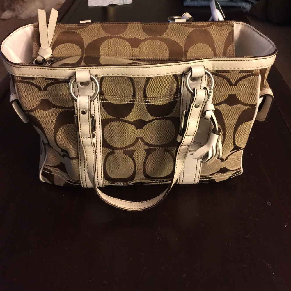 Monogram Signature Coach Tote
