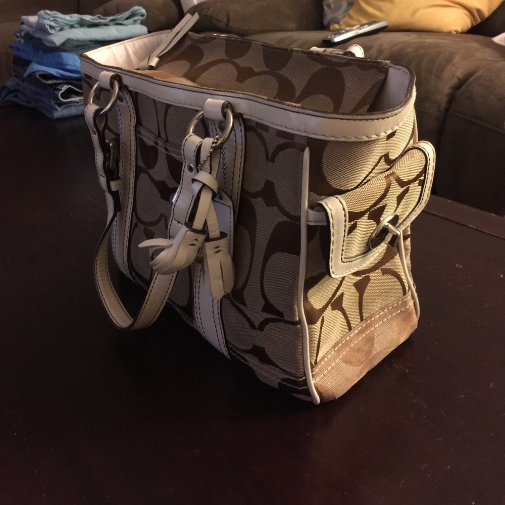 Monogram Signature Coach Tote - Picture 2 of 8