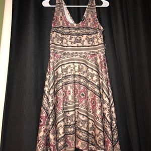 Elephant print skater dress