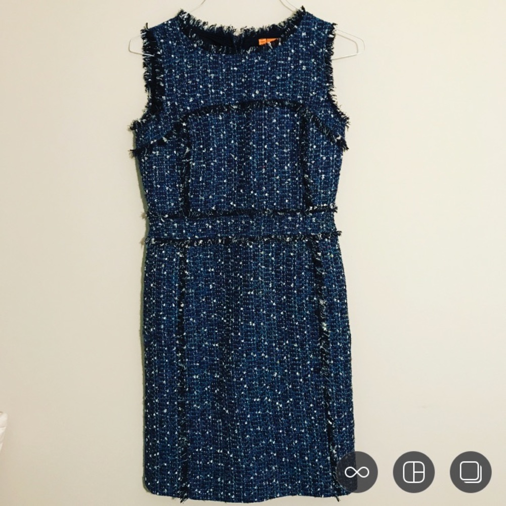 Tory Burch Blue Tweed dress