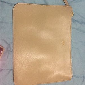Taupe  Ralph Lauren wristlet