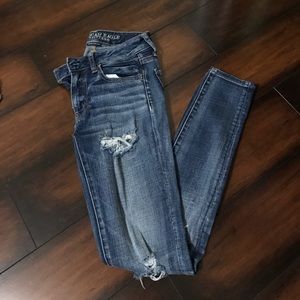 Destroyed American Eagle Jeans