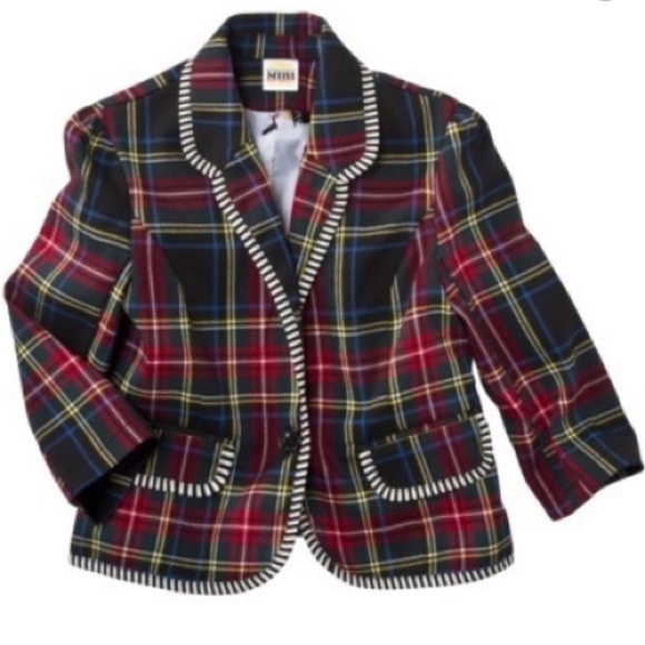 Harajuku mini for Target plaid girls blazer - Picture 1 of 6