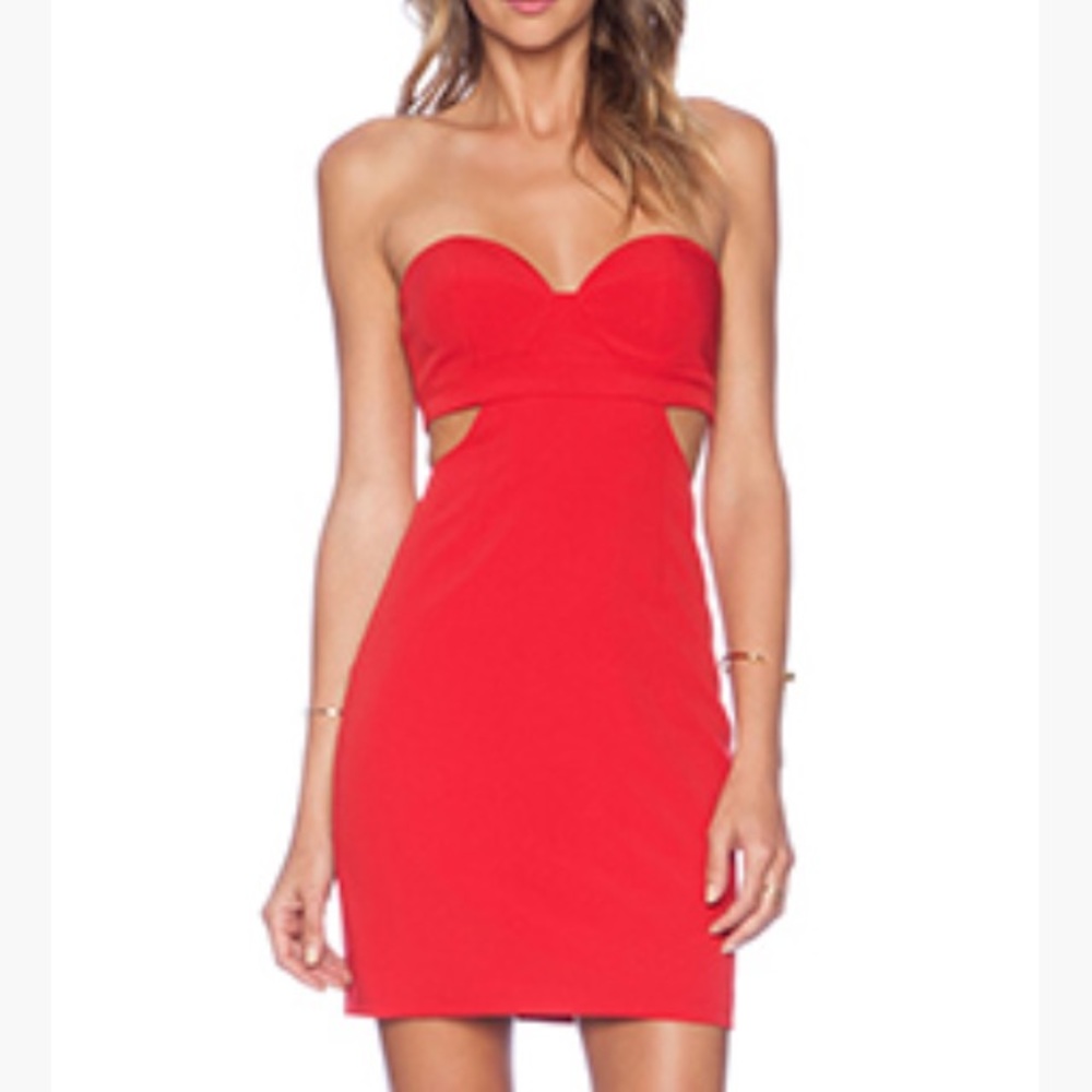 NBD body-con cutout dress