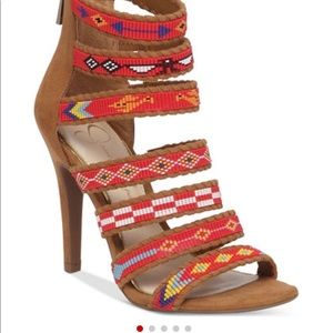 Jessica Simpson Beaded Strappy Sandals