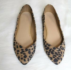Old Navy leopard print ballet flats
