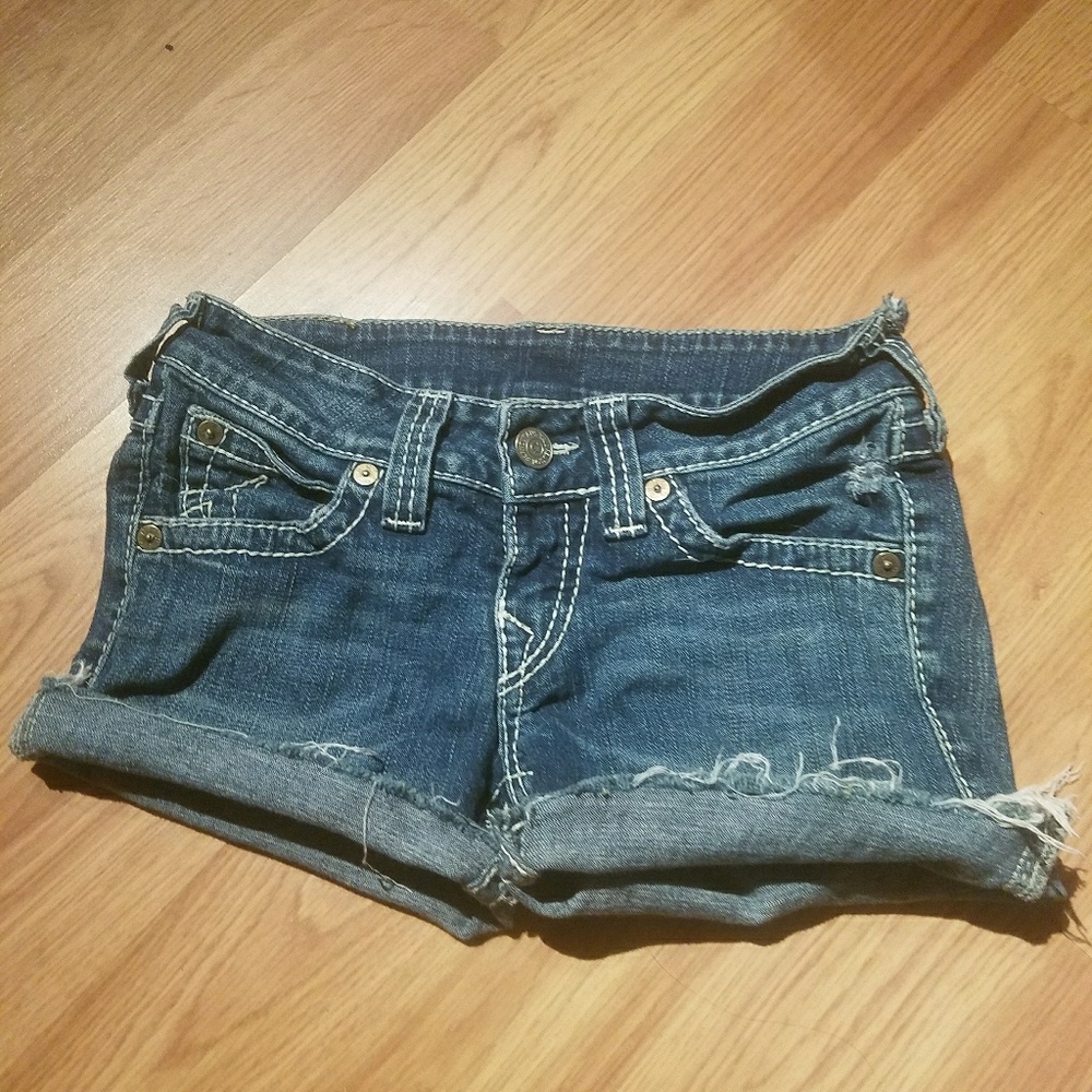 True religion Billy big t cut offs