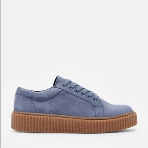 JUSTFAB ANOUKA DUSTY BLUE SNEAKERS 🚨 PRICE DROP