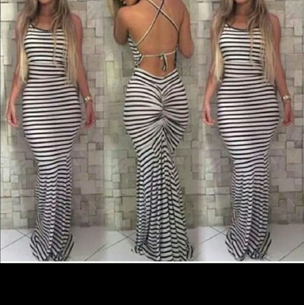 Open back Maxi dress