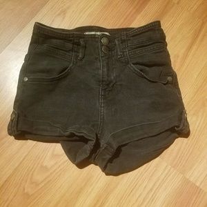 Topshop moto high waist #shorts