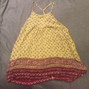 Hollister Exclusive High Neck Halter Tank