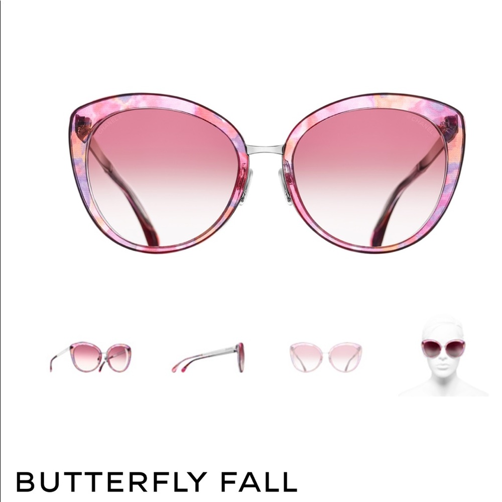 Chanel butterfly Fall sunglasses 100% Authentic!!