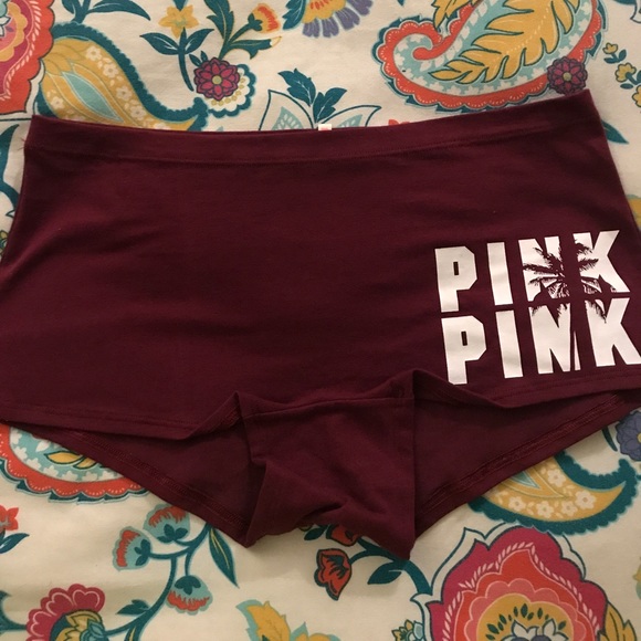 boy shorts pink
