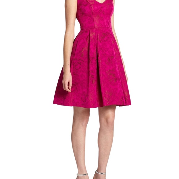 OFFERS 🌸🌸🌸Theia Floral Tafetta Dress - Picture 2 of 3