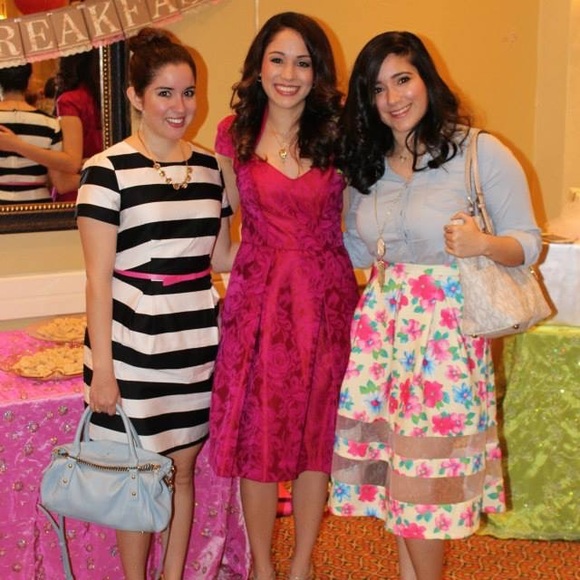 OFFERS 🌸🌸🌸Theia Floral Tafetta Dress - Picture 3 of 3