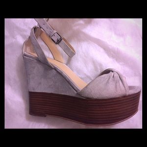 Joe's Jeans platform wedge sandal