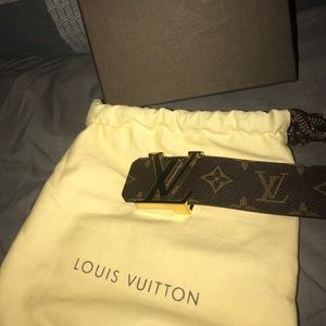 Louis Vuitton brown monogram belt
