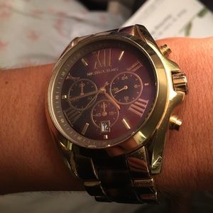 Michael Kors Women's Tortoiseshell Bradshaw Watch