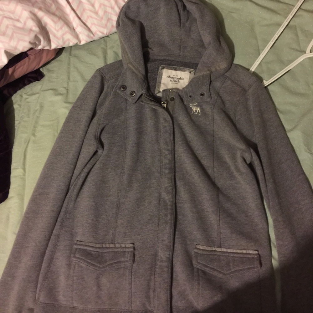 Gray Abercrombie Jacket