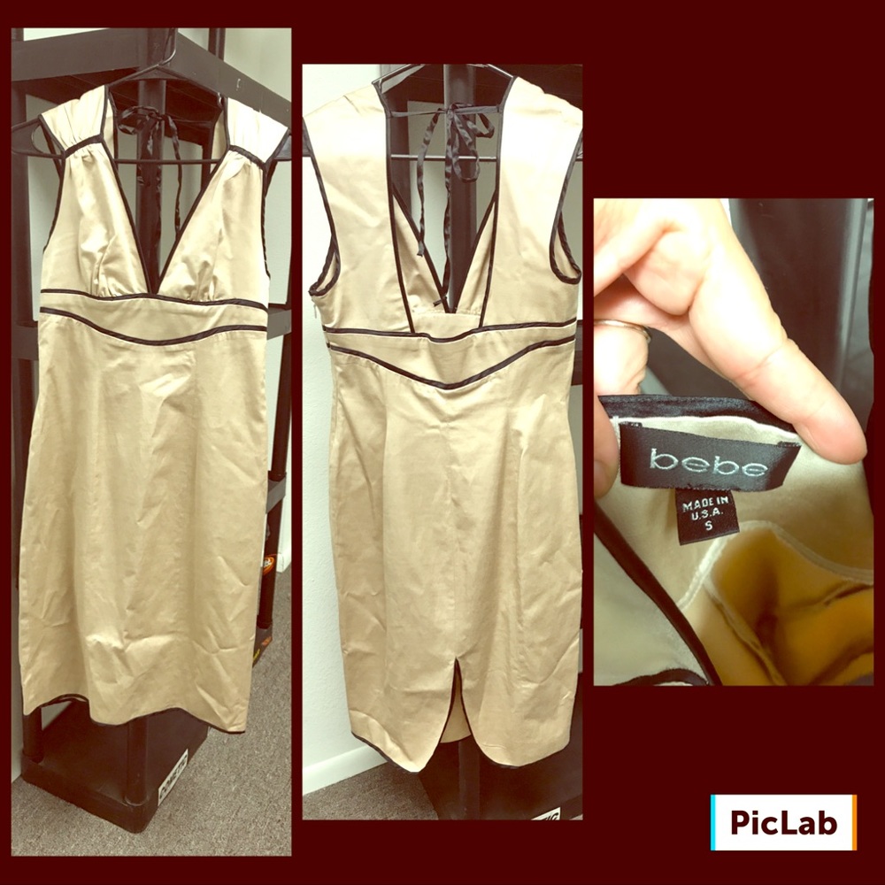 Beautiful, Sexy Bebe Satin dress