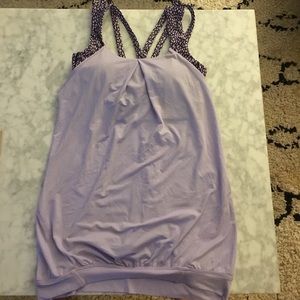 Brand new lululemon tank with sports bra
