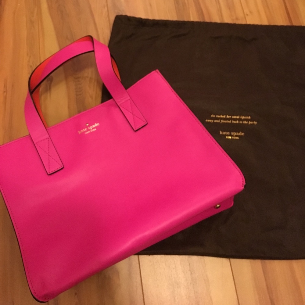 NWT kate spade Grayce Tote - Pink/Orange