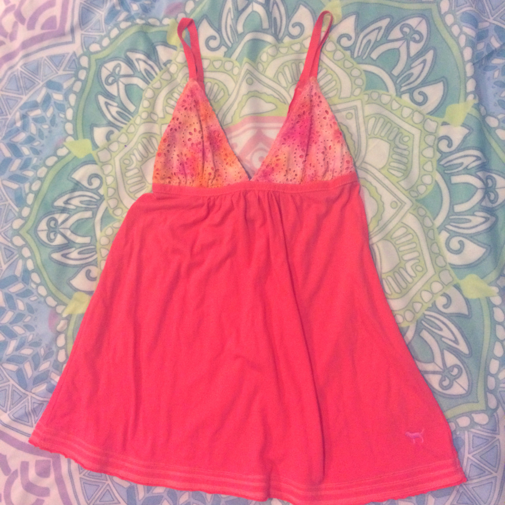 PRICE DROP❗PINK Coral Spaghetti Strap Top