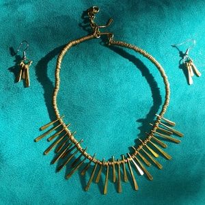 Necklaceand earrings