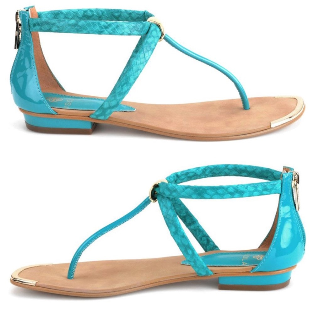 Summer Fancy comfy t-strap sandals⚡️