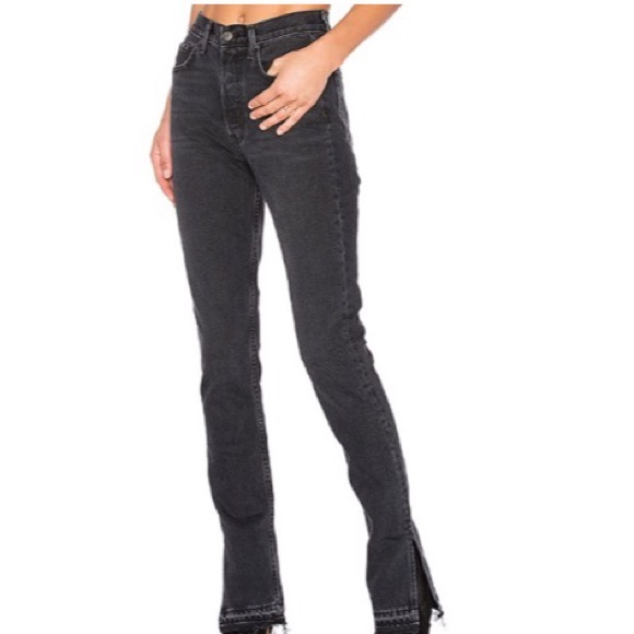 GRLFRND Jeans - NATALIA HIGH-RISE SKINNY SPLIT JEAN GRLFRND GRLFRND Jeans - NATALIA HIGH-RISE SKINNY SPLIT JEAN GRLFRND