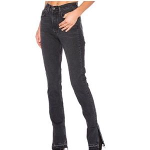 GRLFRND Jeans - NATALIA HIGH-RISE SKINNY SPLIT JEAN GRLFRND GRLFRND Jeans - NATALIA HIGH-RISE SKINNY SPLIT JEAN GRLFRND