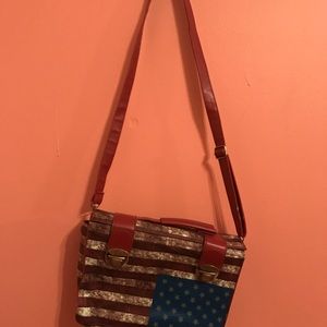 American flag purse
