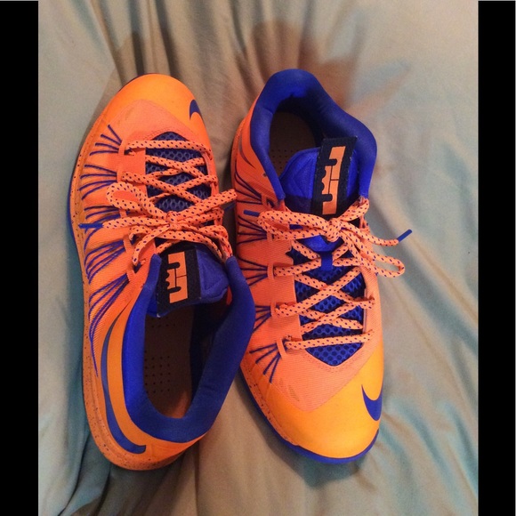 Nike Air Max LeBron Low Bright Citrus/Hyper-Blue main image 5