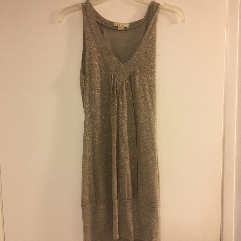 Gold tank top