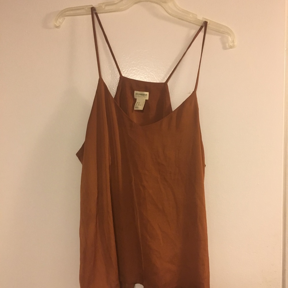 H&M silk tank