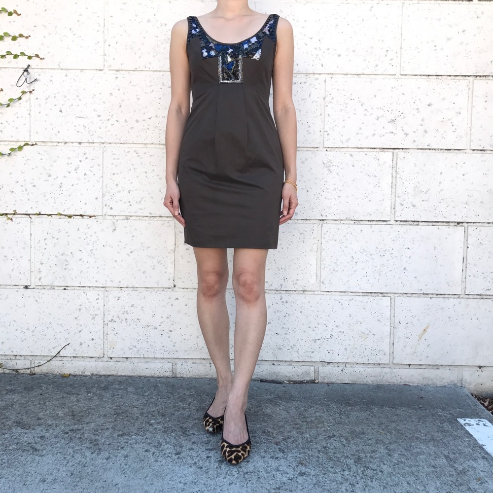 ALLSAINTS sleeveless SequinBeadedEmbellished dress