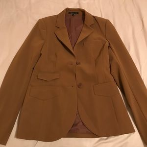 Fitted brown theory blazer