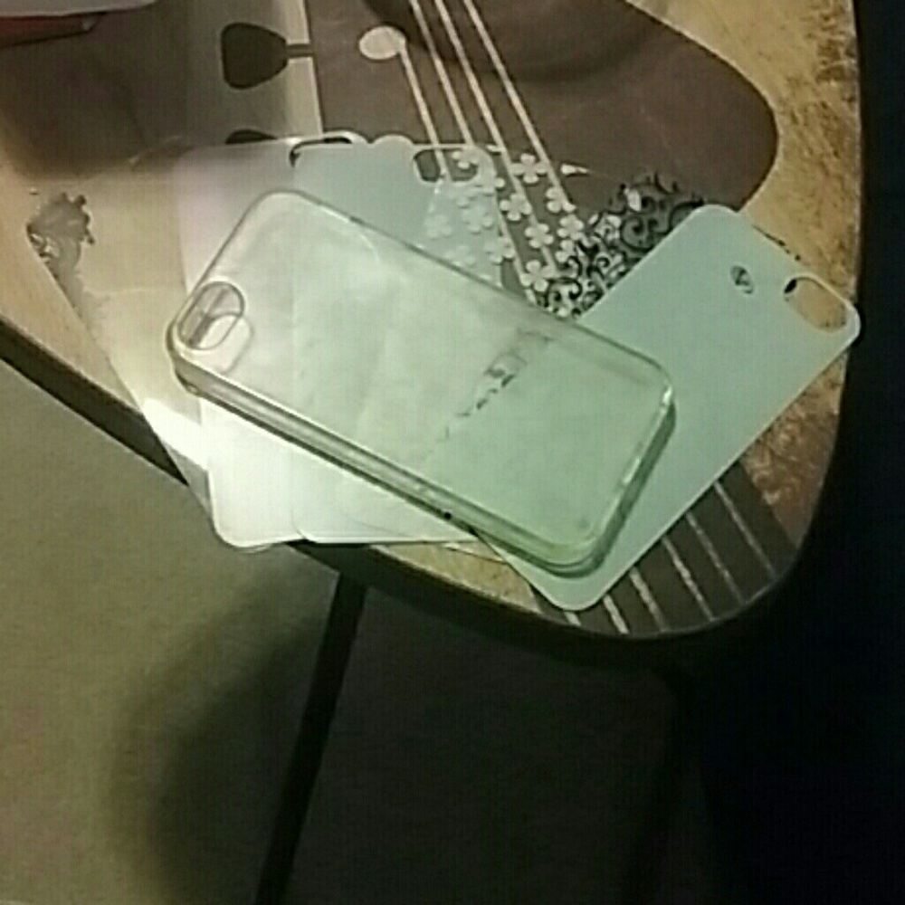 Apple iPhone clear phone case and backgrounds