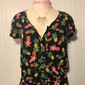 Multi Color Pineapple Romper