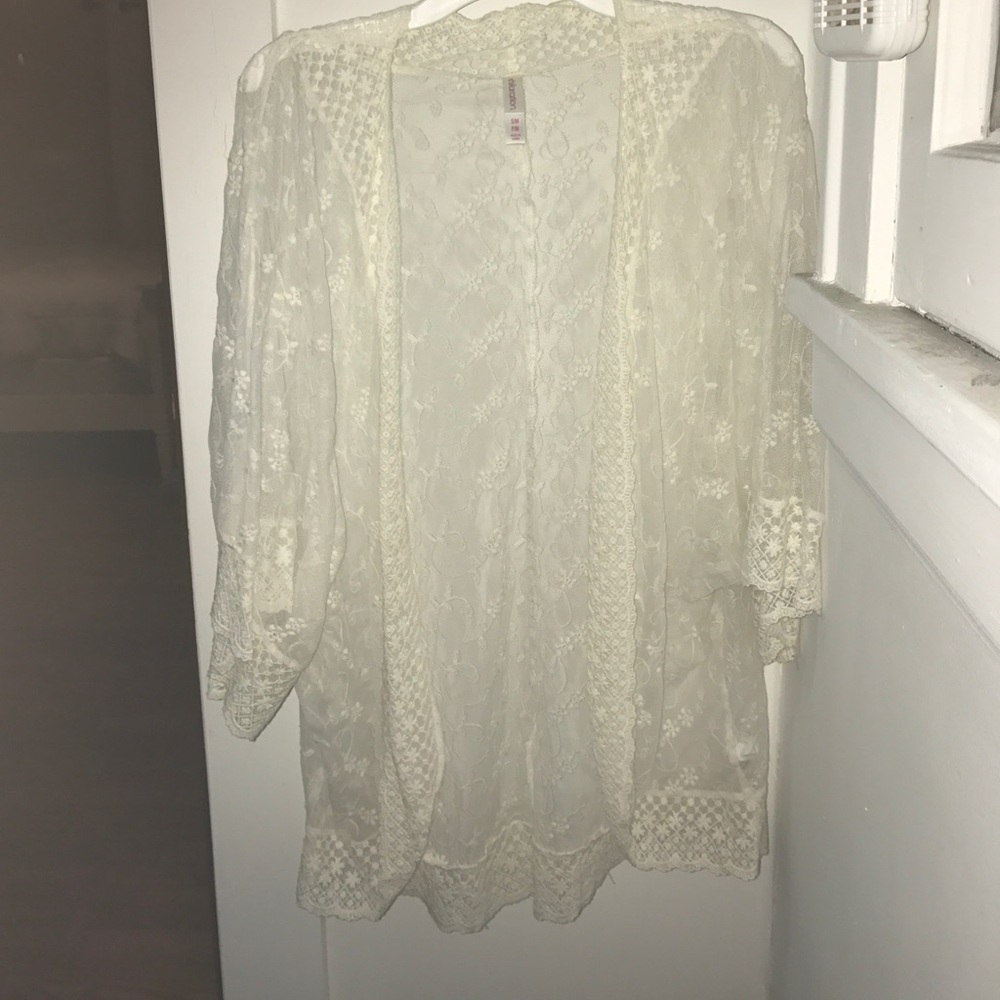 Lace Kimono Style Cardigan