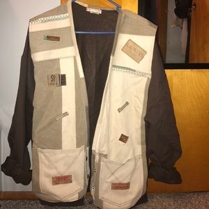 Designer Vintage Patched Jacket