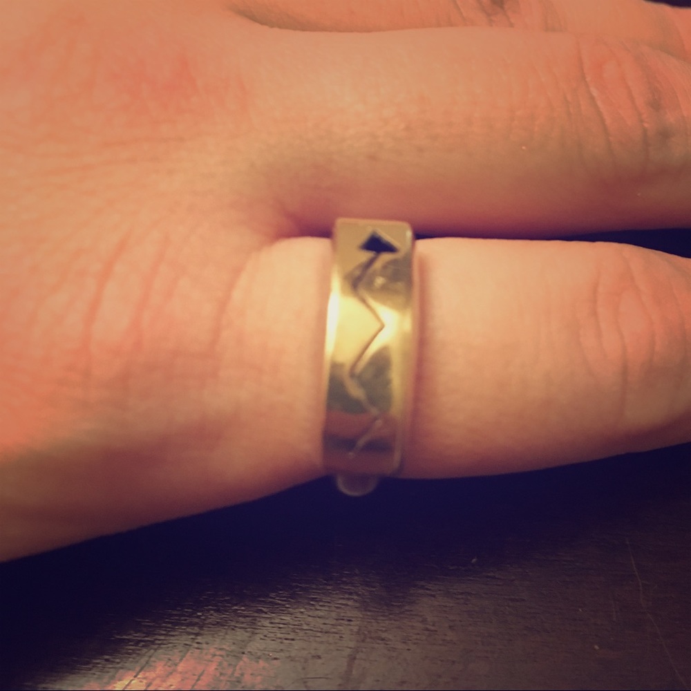 T Benally Sterling silver ring