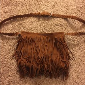 Fringe purse