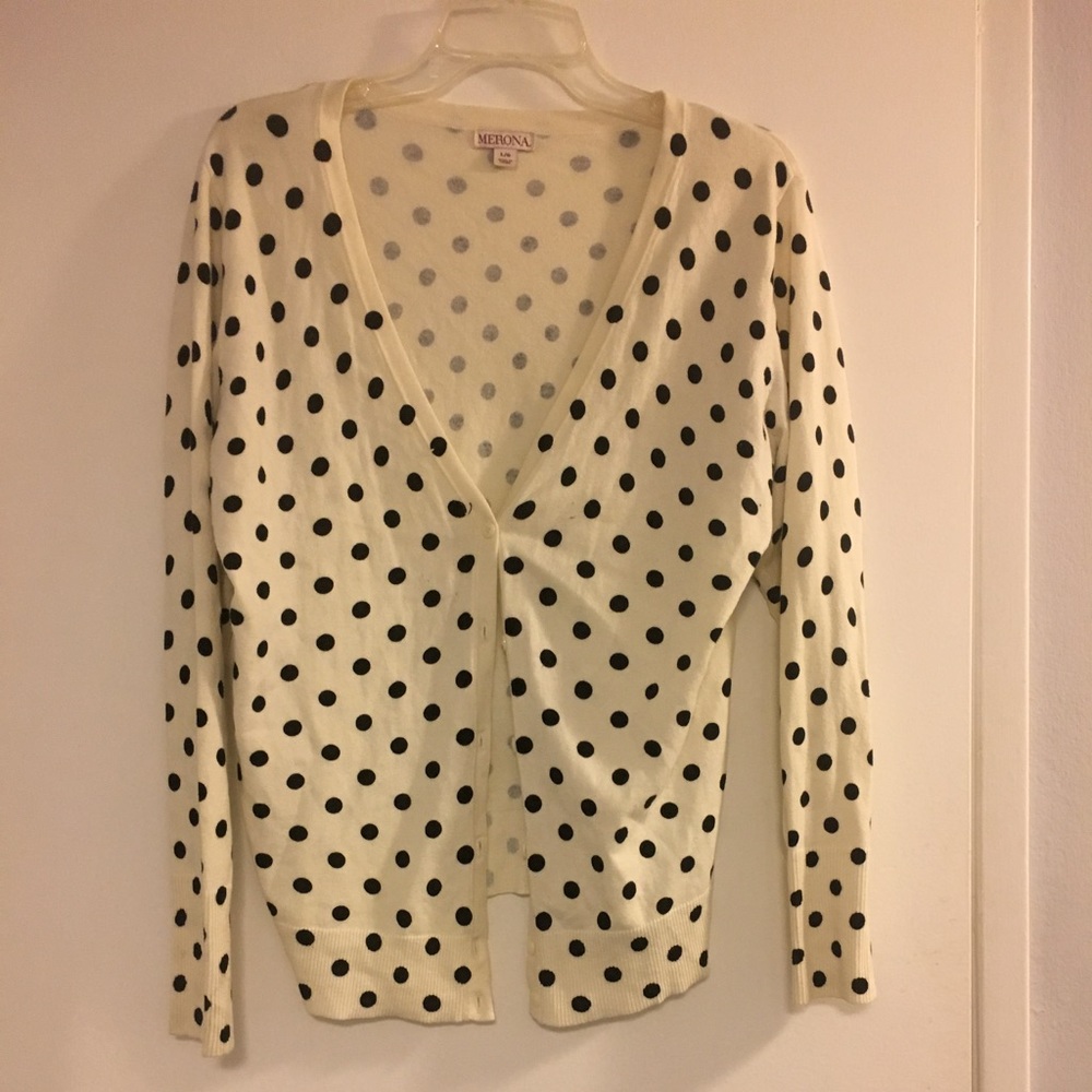 Polka dot sweater