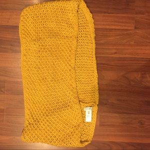 Mustard infinity scarf