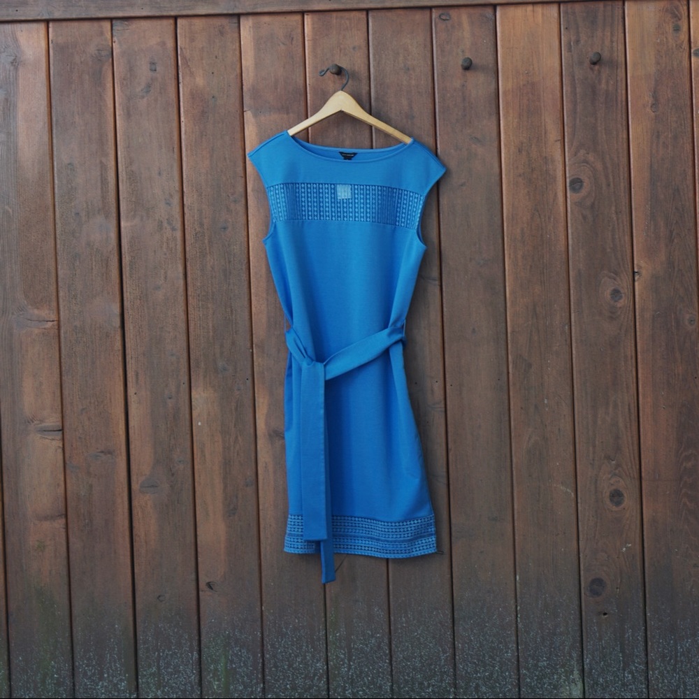 NWT Ann Taylor Blue Dress - Sz S