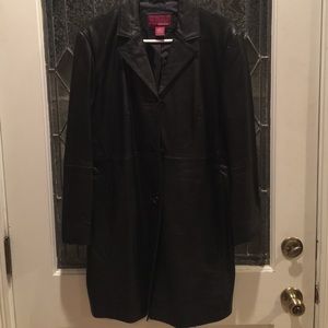 Merona leather coat